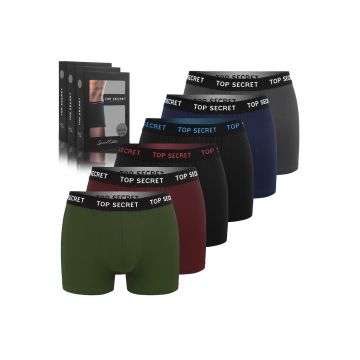 Set 6 Boxeri Barbati -  Bumbac - Multicolor - Marime XXL
