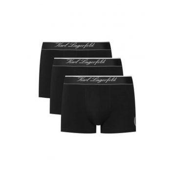 Set boxeri barbati -  negru - bumbac organic - 3 piese