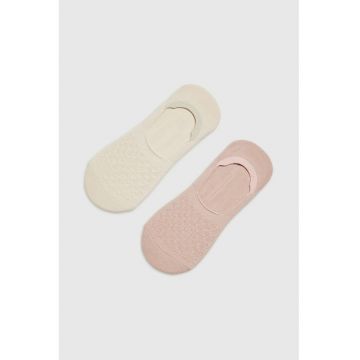 Set de 2 sosete  bej - marimea 37-40 - din bumbac moale