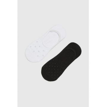 Set de 2 sosete  negru si alb - 37-40