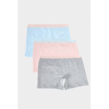 Set de boxeri - 3 perechi - Roz pastel/Albastru deschis