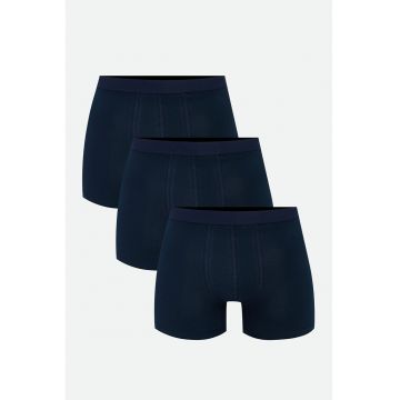 Set de boxeri cu model uni - 3 perechi