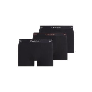 Set de boxeri din amestec de bumbac - 3 perechi - Negru