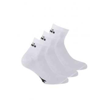 Set de sosete lungi unisex - 3 peechi - Alb