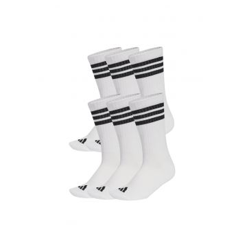Set de sosete lungi unisex - 6 perechi - Alb