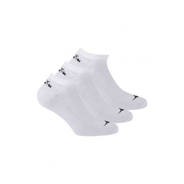 Set de sosete scurte unisex - 3 perechi - Alb