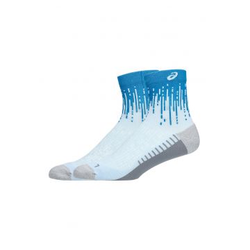 Sosete scurte unisex pentru alergare - Gri/Albastru