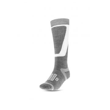 Sosete sport dama -  poliamida - gri/alb