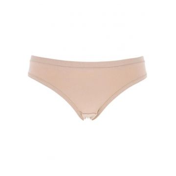 Chiloti clasici bumbac organic cu talia joasa  GD439 0001 - Bej