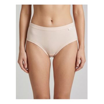 Chiloti clasici bumbac si modal cu talia medie  ADD07 - Nude rose