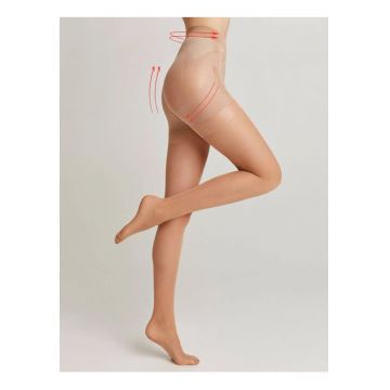 Ciorapi modelatori cu push-up  X-Press Shaping 40 den - Natural