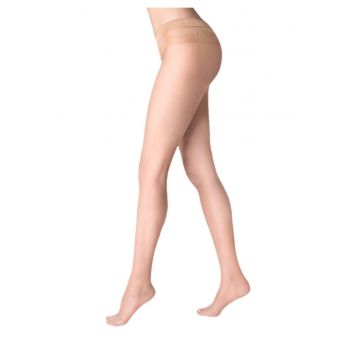 Dres dama cu talie joasa -  20 DEN - Bej - Bej