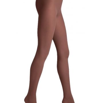 Dres dama -  Shine 30 - 30 DEN - cu luciu intens - elastici - cu cusatura plata si intaritura invizibila la varf - Bronze