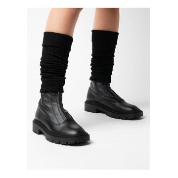 Jambiere bumbac negre fara varf  S092-030 - Negru