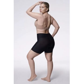 Pantaloni modelatori cu talie inalta -  Shorts 574 - Negru