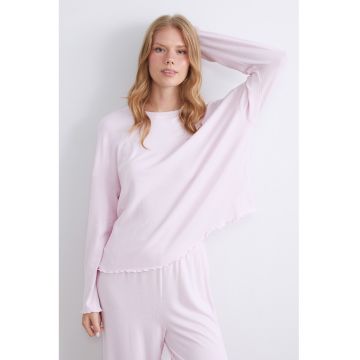Pijama uni lejera - Roz pastel