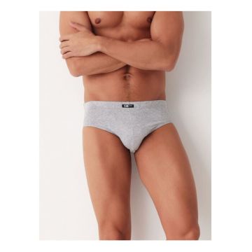 Set 2 perechi chiloti clasici bumbac  2396 0002 - Gri melange
