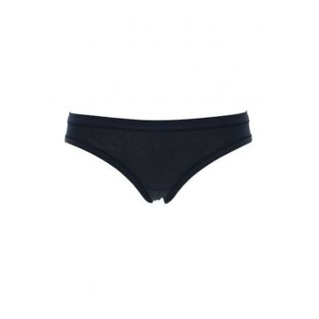 Set 3 perechi chiloti clasici bumbac cu talia joasa  3362 0003 - Negru