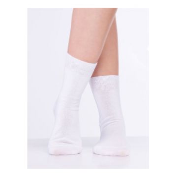 Sosete bumbac 100%  S055 - Alb