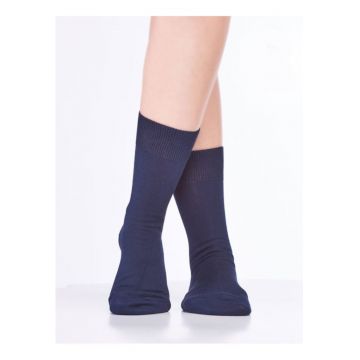 Sosete bumbac 100%  S055 - Bleumarin