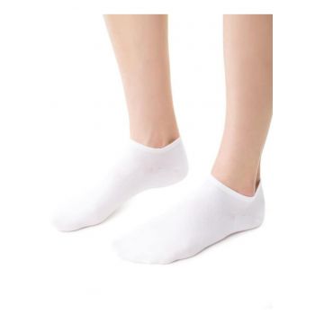 Sosete bumbac invizibile  Invizibile S007 - Alb
