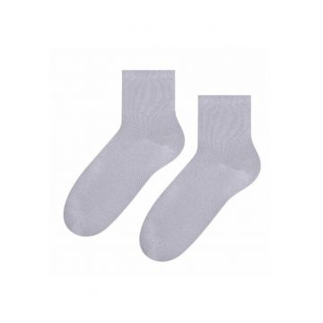 Sosete bumbac simple  S037 - Gri deschis