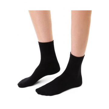 Sosete bumbac simple  S037 - Negru