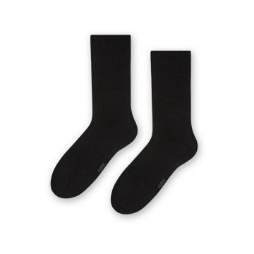 Sosete bumbac supima subtiri  S157 - Negru