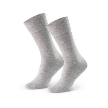 Sosete cu casmir  S083 - Gri melange