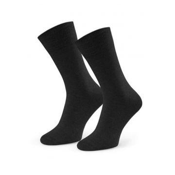 Sosete cu casmir  S083 - Negru