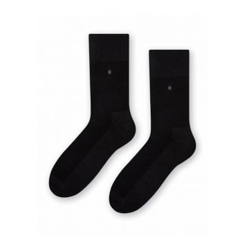 Sosete cu talpa flausata  S003 - Negru