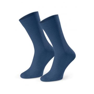 Sosete fara presiune raiate  S018 - Jeans