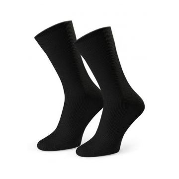 Sosete fara presiune raiate  S018 - Negru