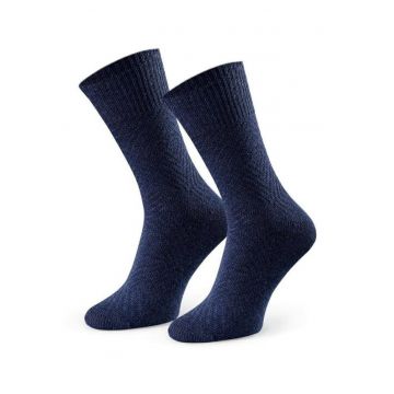 Sosete lana cu model de barbati  S093 - Jeans