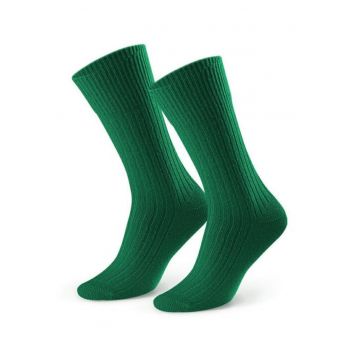Sosete lana raiate de barbati  S093 - Verde