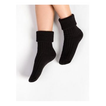 Sosete moi lana si acril  S067 - Negru