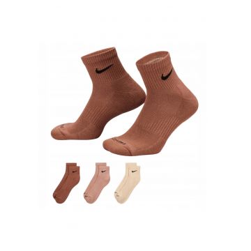 Sosete Unisex -  SX6890 968 - Multicolor - Amortizare In Partea Din Fata Si Calcai Dri-Fit Banda Elastica Piciorului - Material Respirabil - Portocaliu