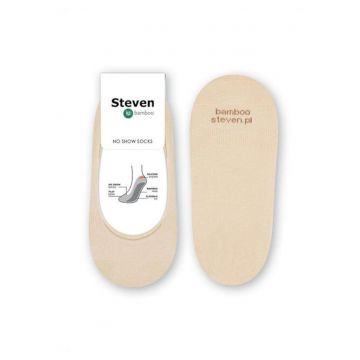 Talpici dama bambus cu silicon aplicat la calcai  S036 - Bej deschis