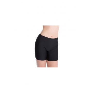 Boxeri cu talie inalta -  Poliamida - Negru - Negru