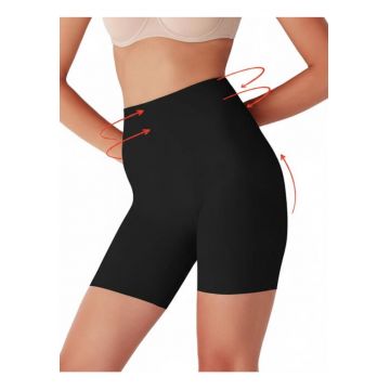 Chiloti boxeri modelatori invisible cu talia inalta  CD033 0001 - Negru
