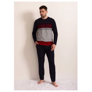 Pijama Barbati Stripes - Bleumarin
