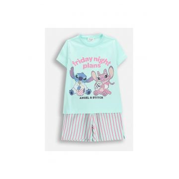 Pijama fetite  2 piese - bumbac - multicolor -