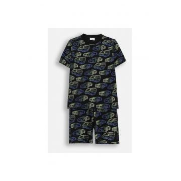 Pijamale pentru baieti  doua piese - bumbac - multicolor -