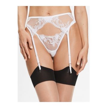 Portjartiera dama -  300937990 - Poliester - Alb