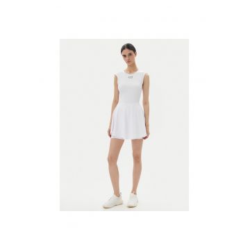 Rochie sport dama -  tenis - sintetic - alb -