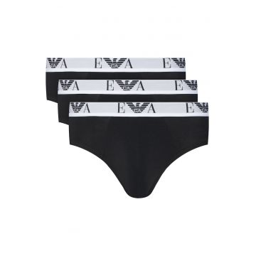 Set 3 perechi chiloti barbati -  bumbac - negru -