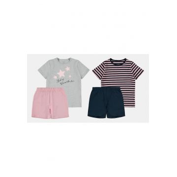 Set de doua pijamale din bumbac -