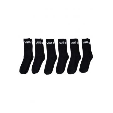 Set de sosete lungi cu logo contrastant – 6 perechi