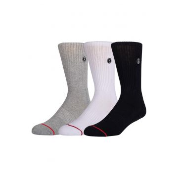 Set de sosete lungi cu model uni - 3 perechi