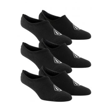 Set de sosete tip talpici cu model logo - 3 perechi